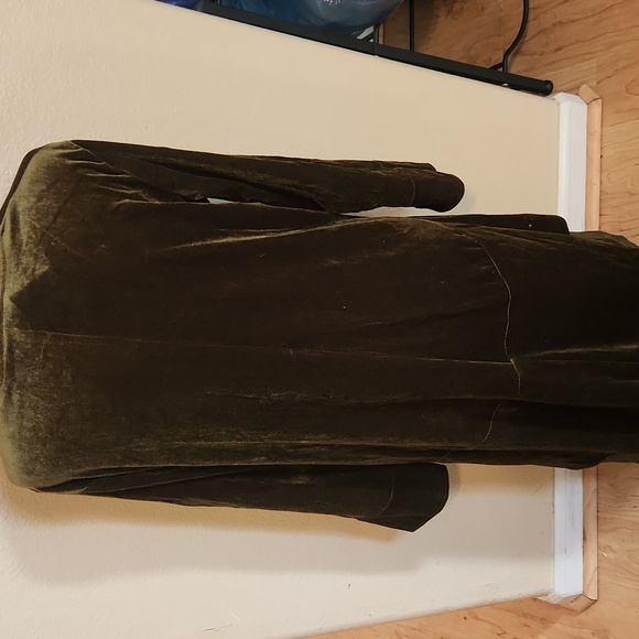 ]NWT beautiful green overcoat - Picture 2 of 4